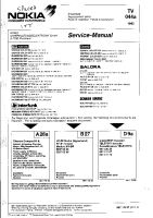 ITT Solitar-853-Nokia-DIGIVISION-chassis-CompactD-E-TV-1990-SM - Manual 